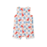 Infant Woven Romper & Hat