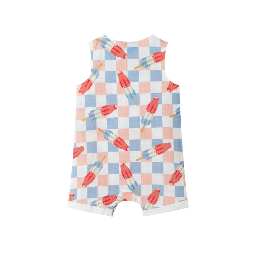 Infant Woven Romper & Hat