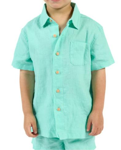 The Future Sea Suite - Boys Linen Shirt