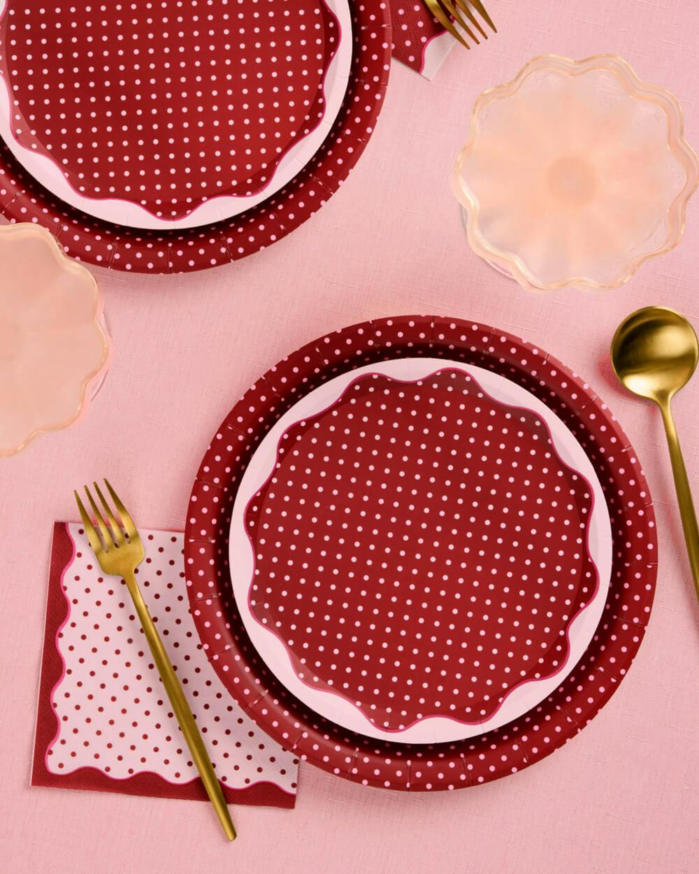 Wine Not Plate Set - 32 paper plates, 2 sizes