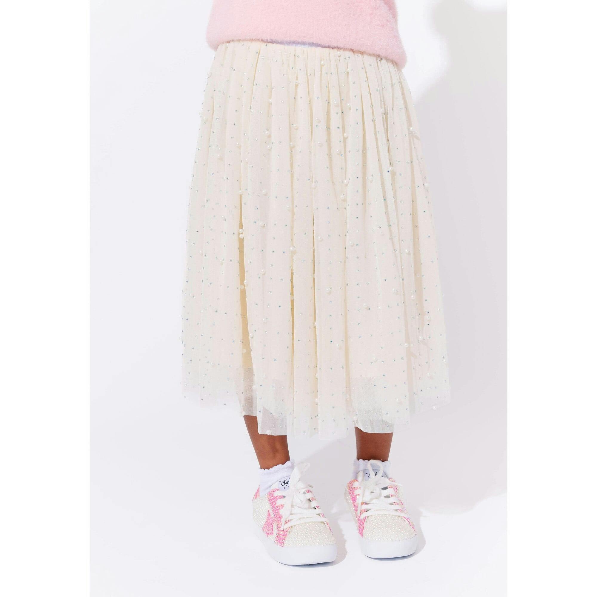 Diamond’s and Pearls Midi Skirt
