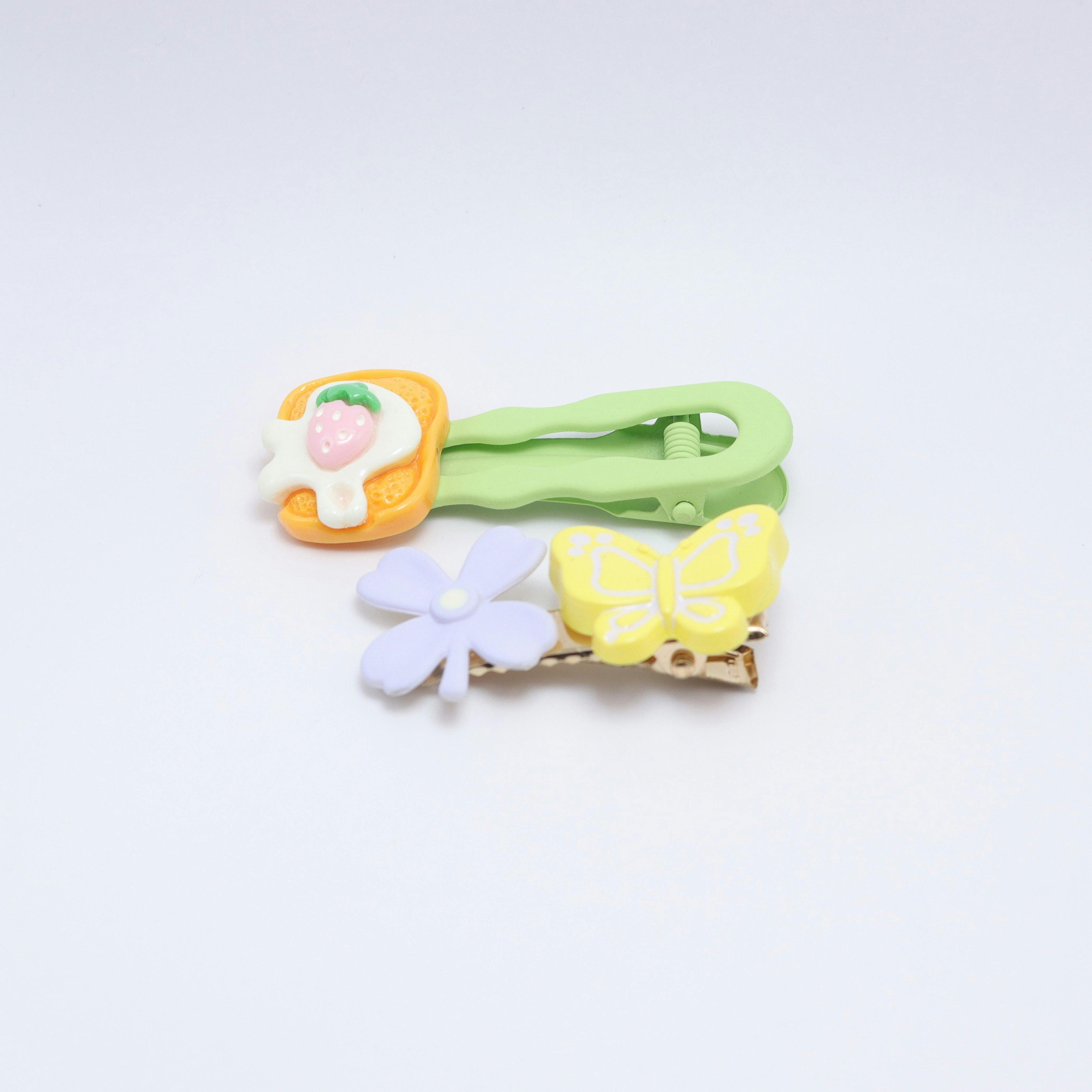Sugar & Spice Hair Clips (Set of 2)