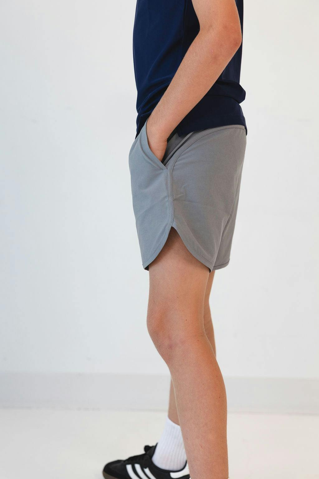 gray super short