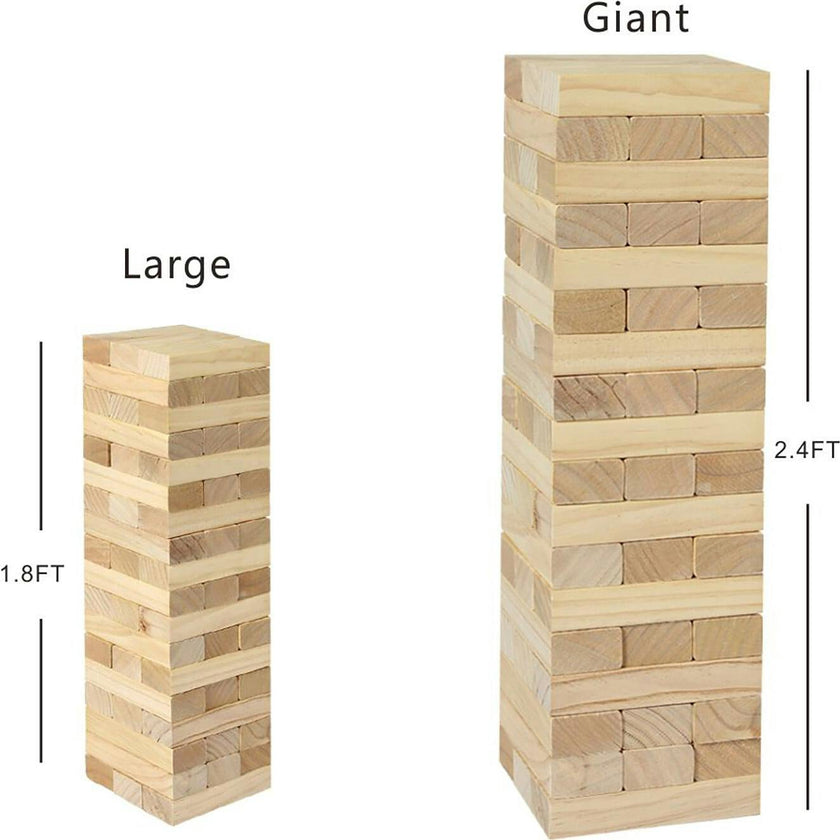Wooden Toppling Tower: Giant - 28"