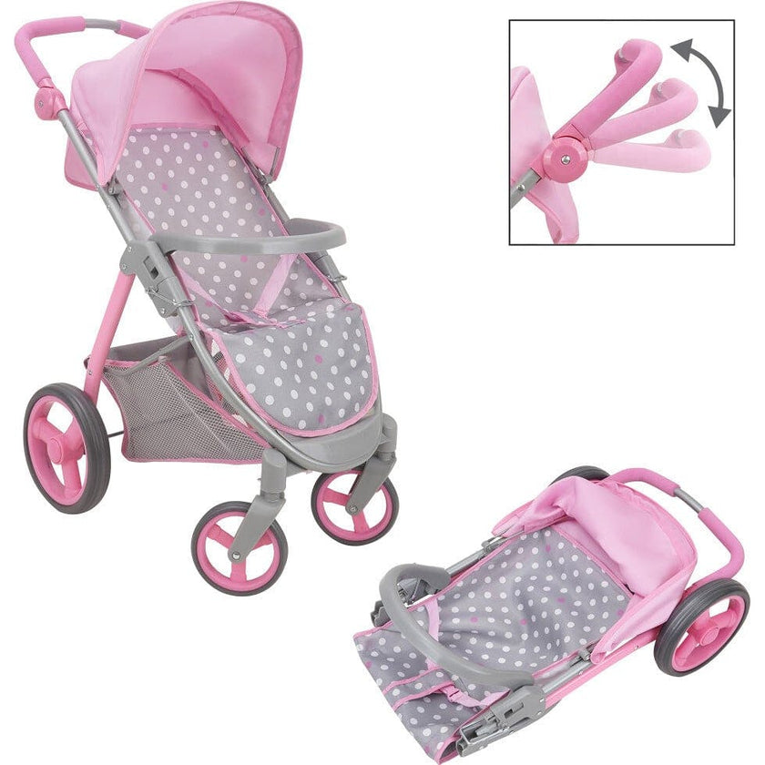 Cotton Candy Pink: Doll Travel System Doll Accessory - Pink