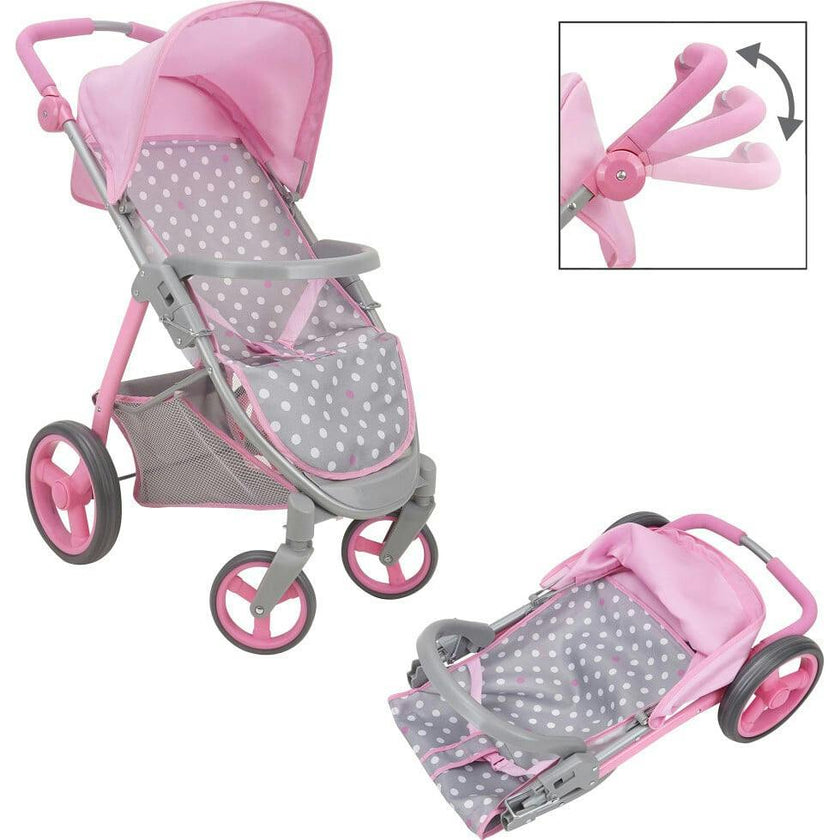 Cotton Candy Pink: Doll Travel System Doll Accessory - Pink