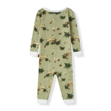 Forest Party Organic Cotton Zipper Pajama