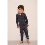 Kids Printed TENCEL Modal Unisex Long PJ Set, Blue