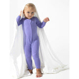 Poppin Purple Bamboo Convertible Footie