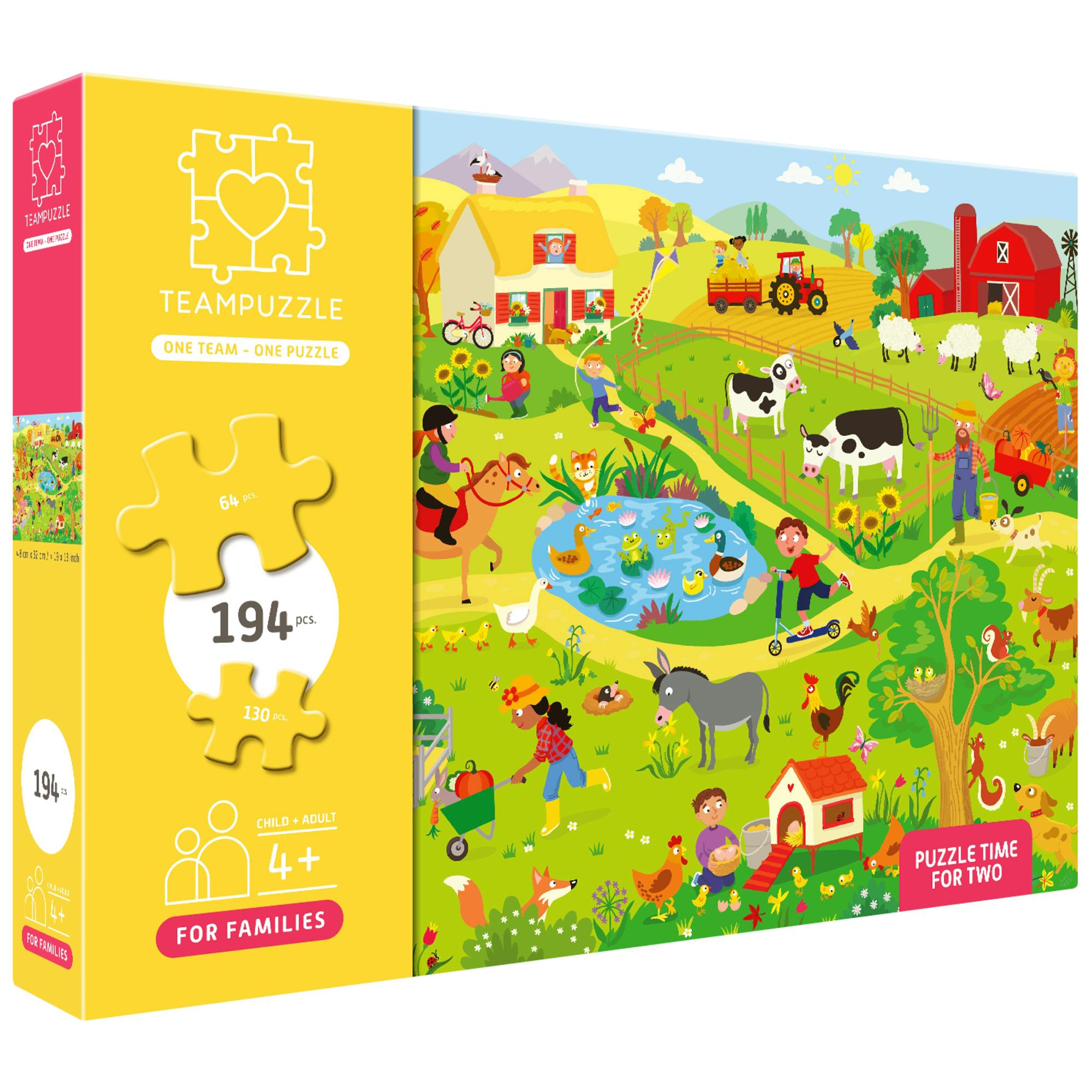 TeamPuzzle: On the Farm - 194pc