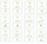 Monthly Milestone Card Set