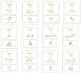 Monthly Milestone Cards