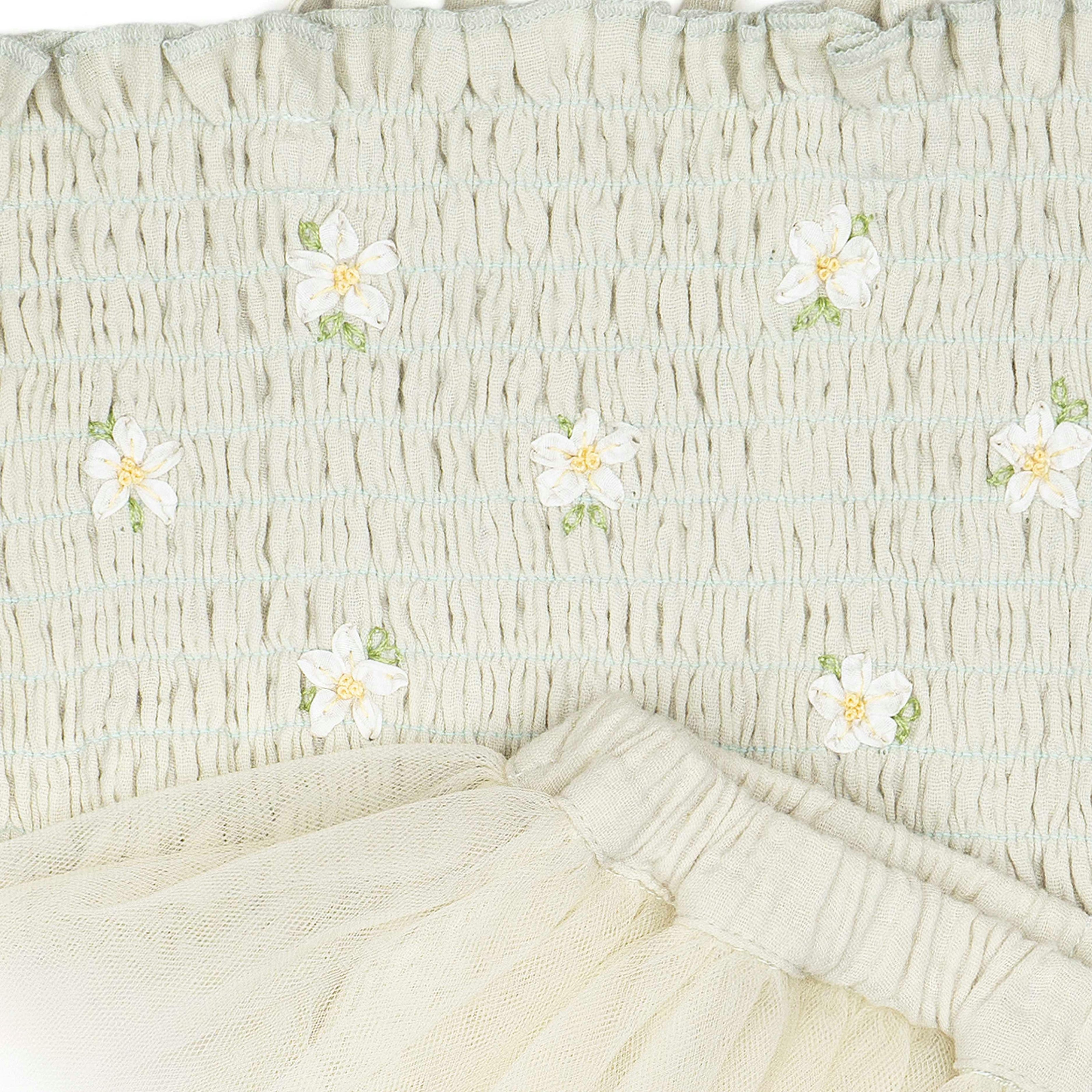 Daisies Tutu - Seafoam