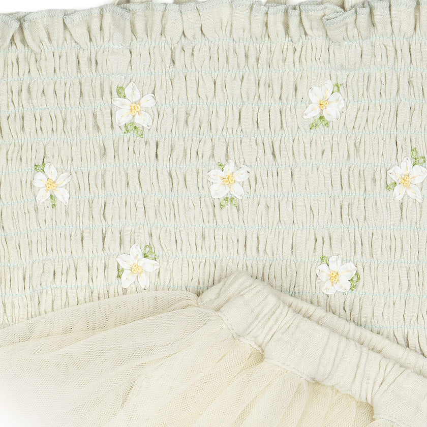 Daisies Tutu - Seafoam