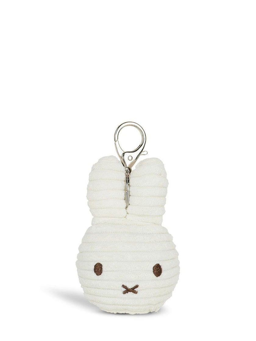 Miffy Flat Keychain ECO Corduroy Offwhite - 4"
