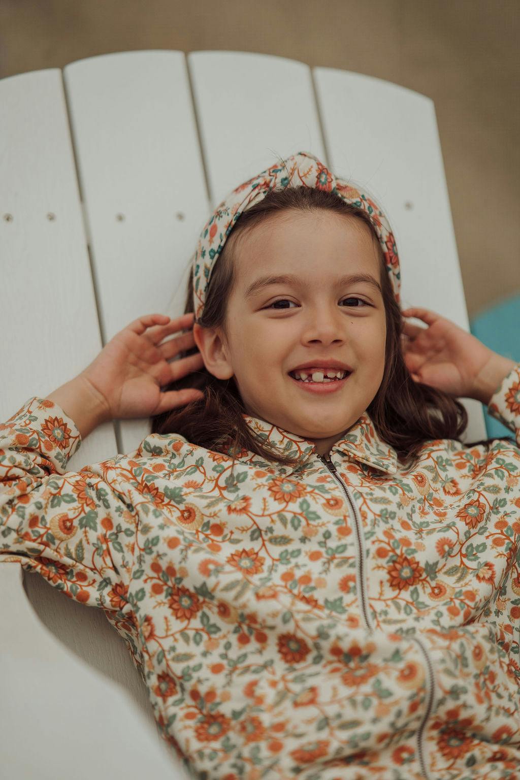 Tracksuit Jacket | Organic Cotton Jersey - In Bloom