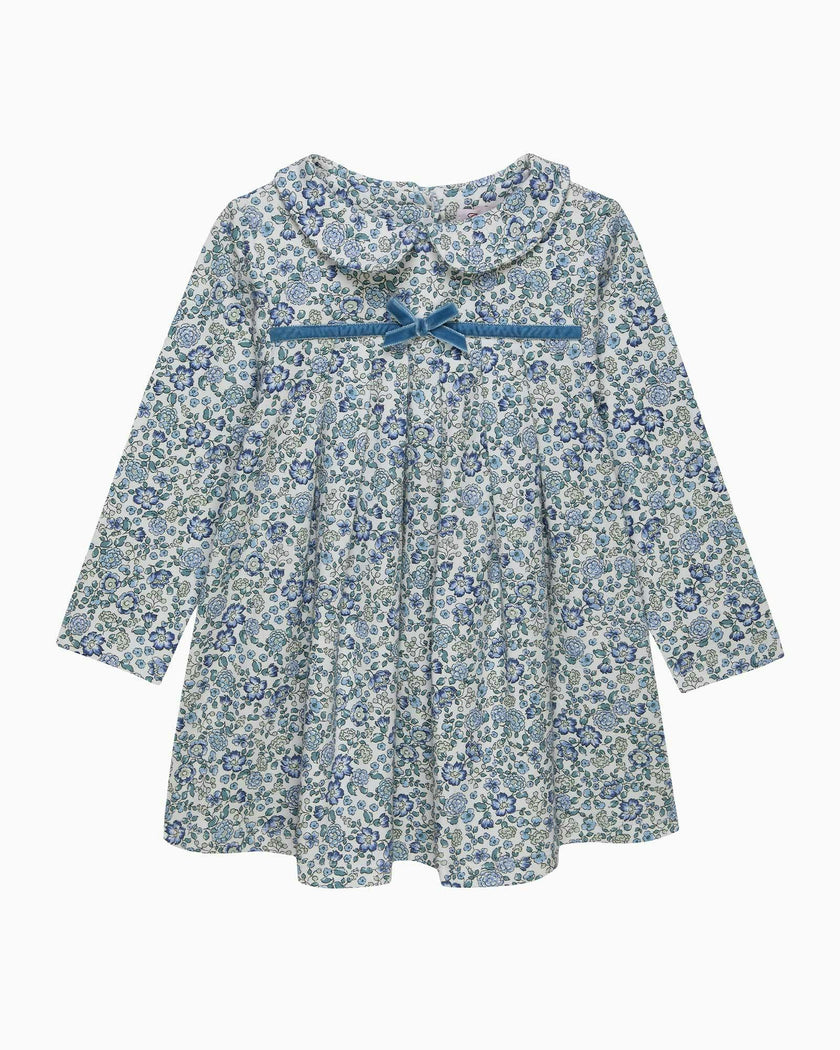 Baby Arabella Jersey Dress in Blue