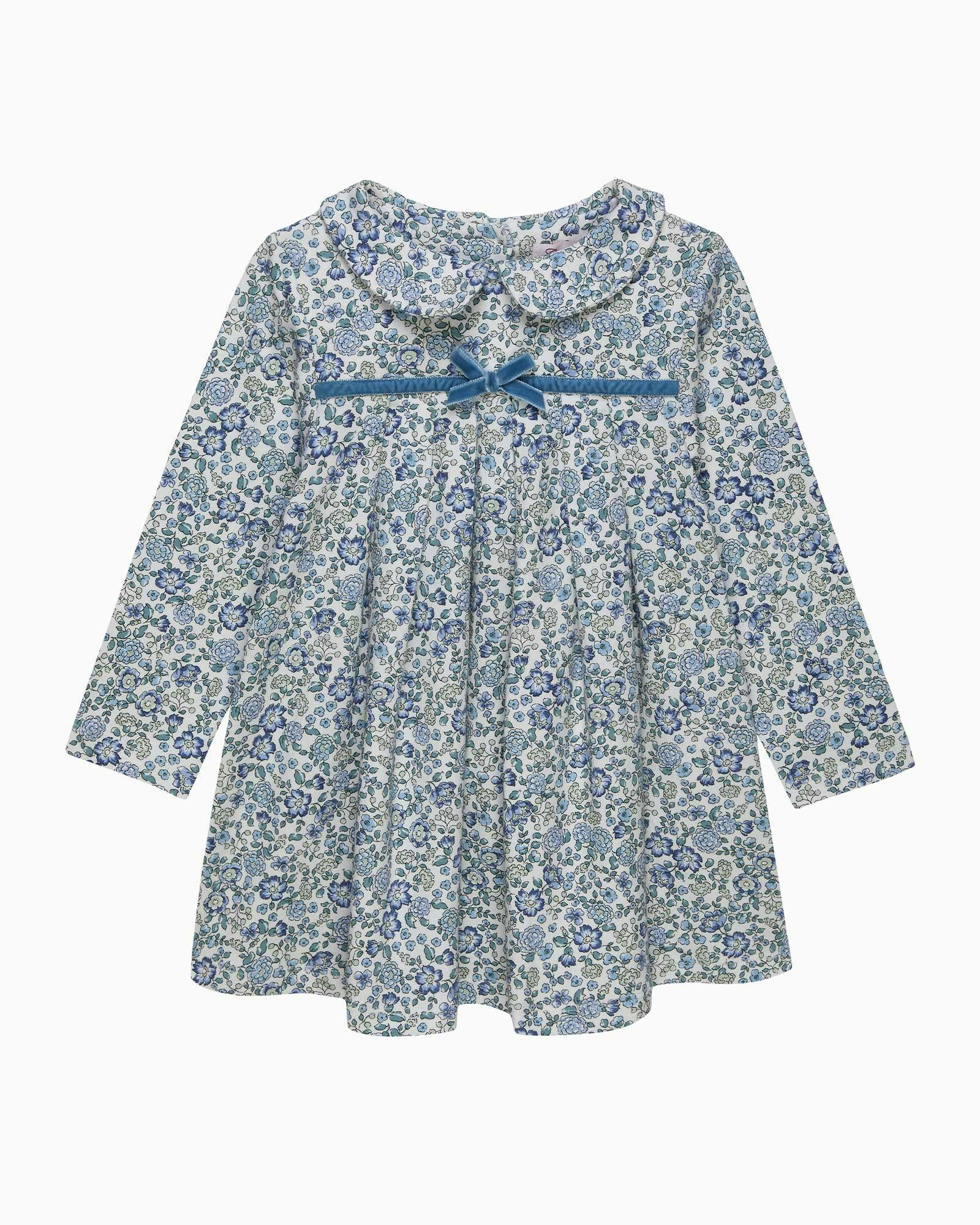 Baby Arabella Jersey Dress in Blue
