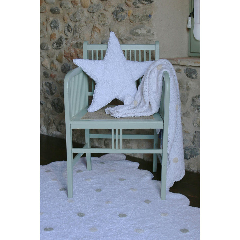 Biscuit Washable Rug