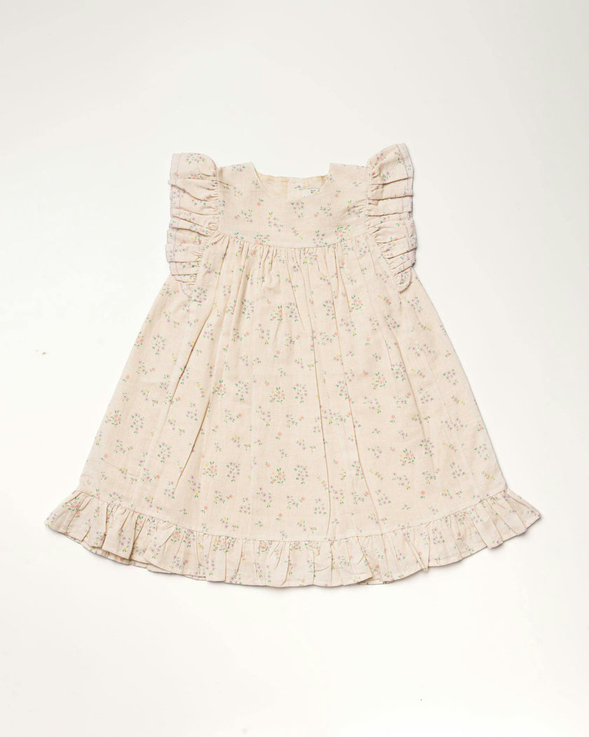 Sita Dress - Painted Bouquet print