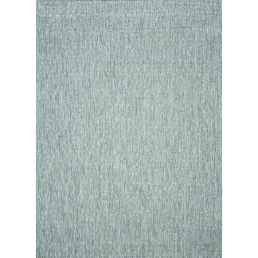 Courtyard August Indoor/Outdoor Rug, Turquoise