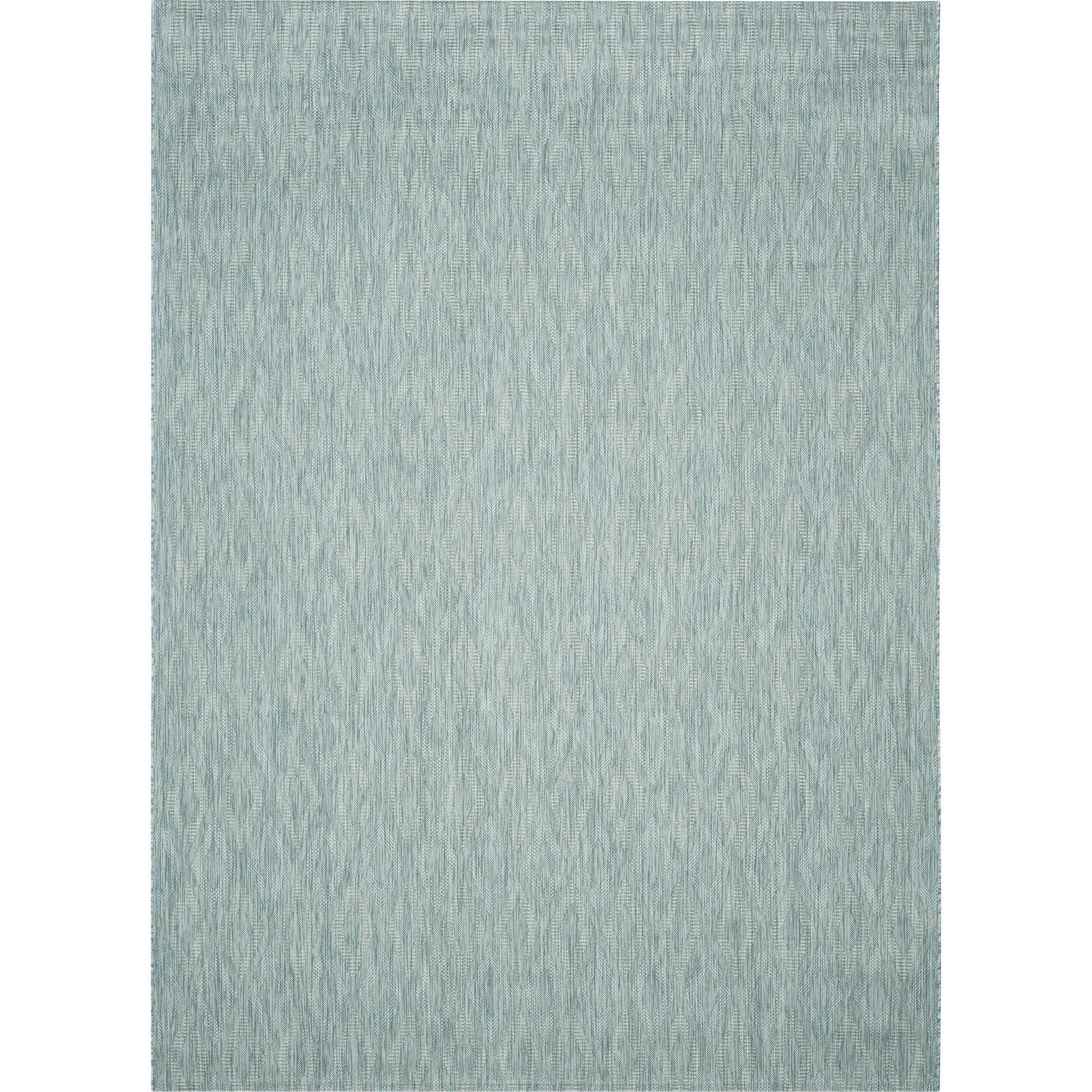 Courtyard August Indoor/Outdoor Rug, Turquoise