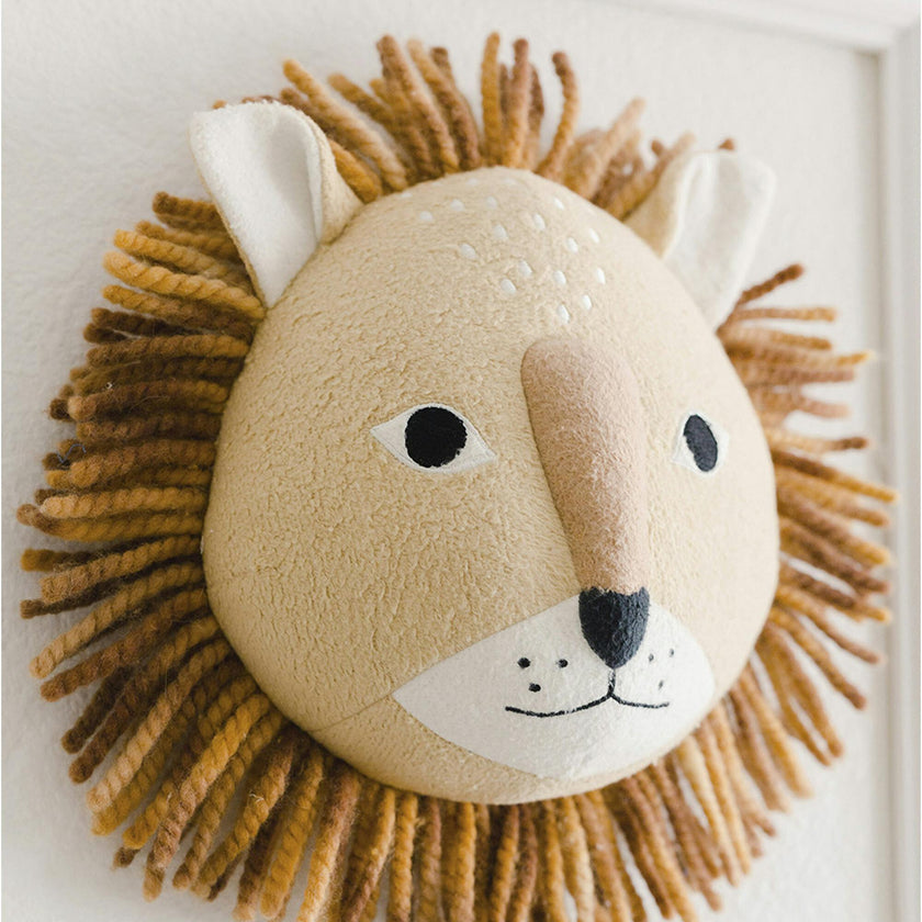 Plush Head Wall Décor