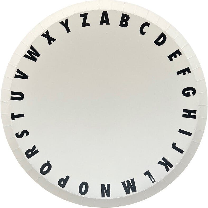 School Days ABC Large Plates