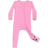 Bubblegum Pink Bamboo Convertible Footie