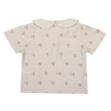 Nesa Blouse | Hummingbirds | Soft Taupe