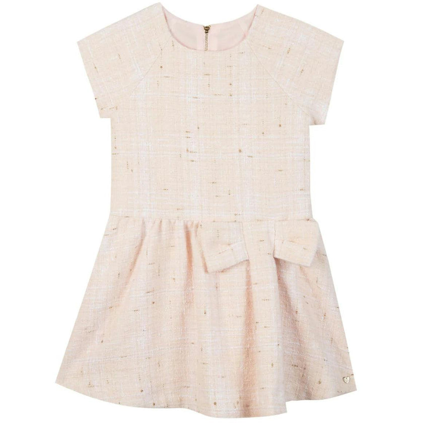 TARTINE ET CHOCOLAT Golden Pale Rose Party Dress
