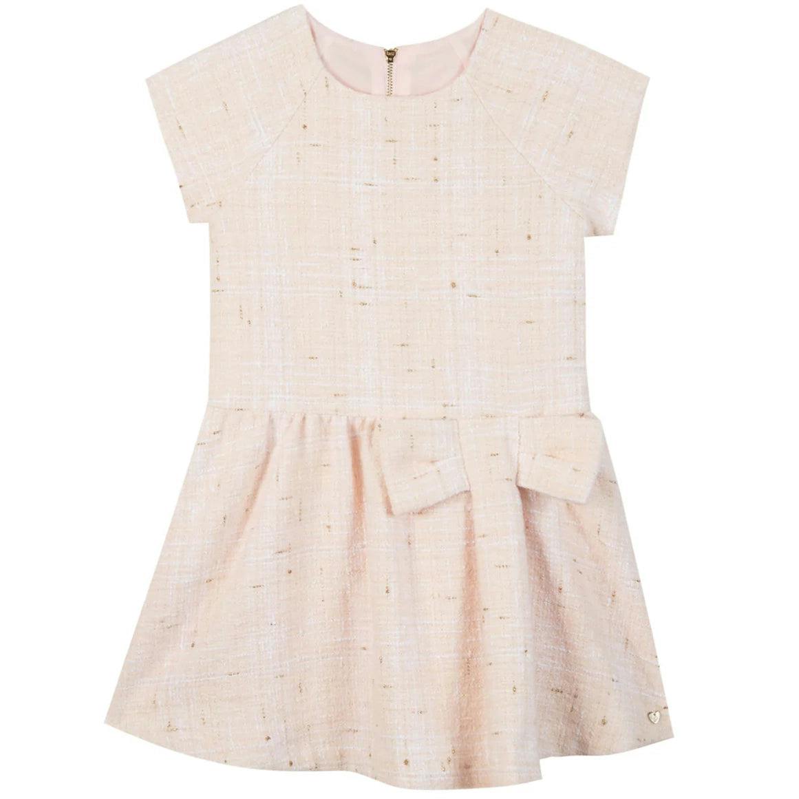 TARTINE ET CHOCOLAT Golden Pale Rose Party Dress