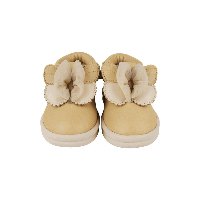 Vlindy Shoes | Gold Metallic Nubuck