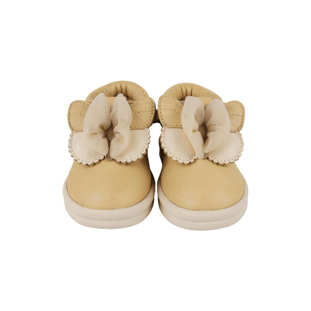 Vlindy Shoes | Gold Metallic Nubuck