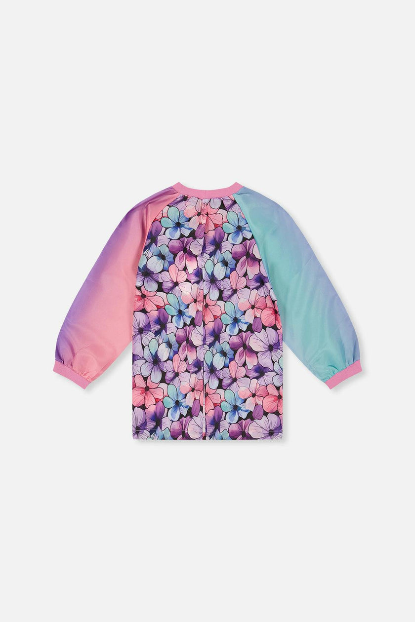 Toddler Girl Floral Practical Charming Protective School Apron