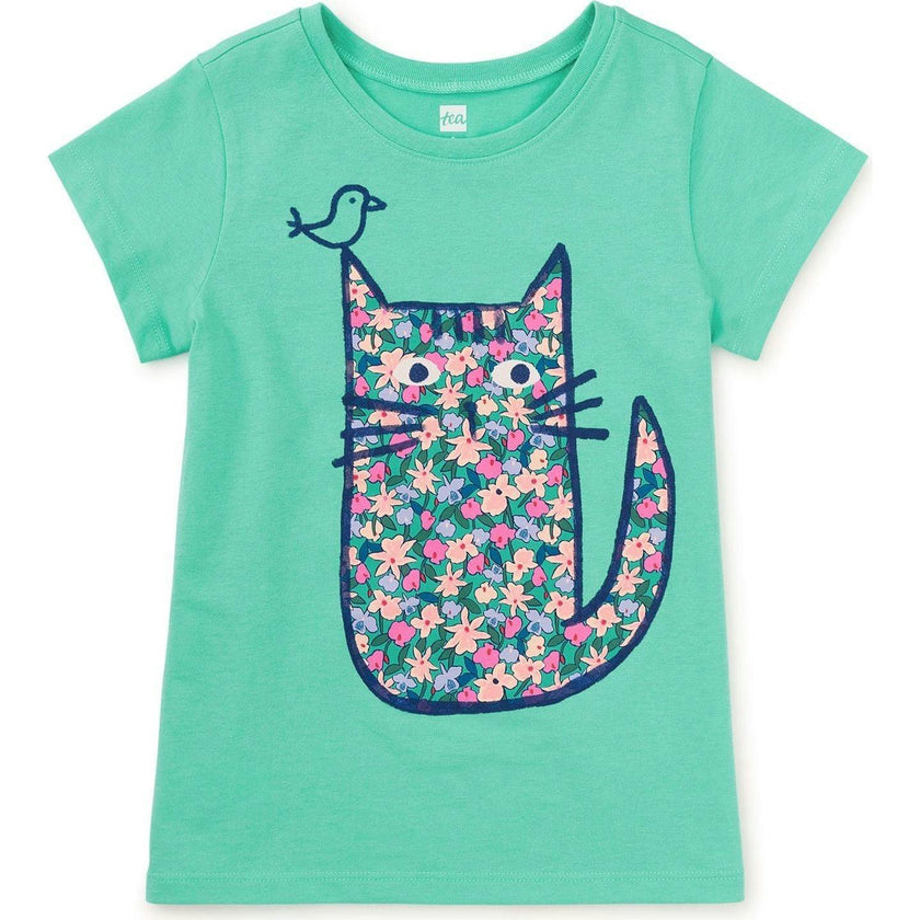Floral Graphic Tee, Green