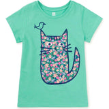 Floral Graphic Tee, Green