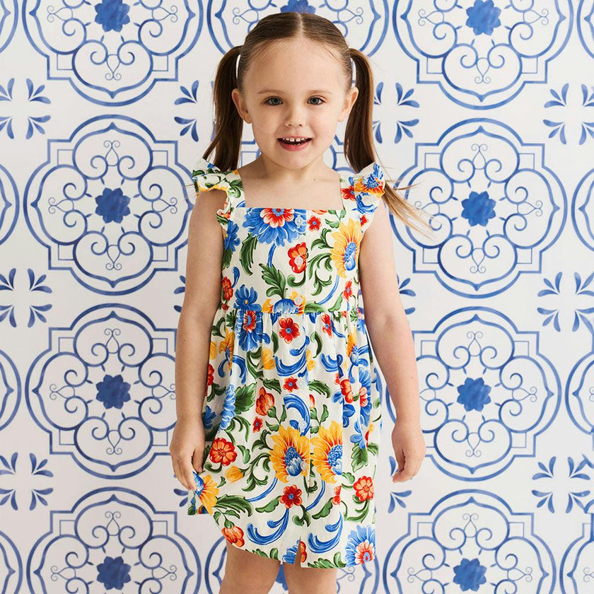 Fiore Italiani Bamboo Challis Button-Down Dress