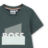 Gray Graphic Short Sleeve T-Shirt