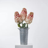 Light Pink Silk Pee Gee Hydrangea Single Long Stem Spray - 36"