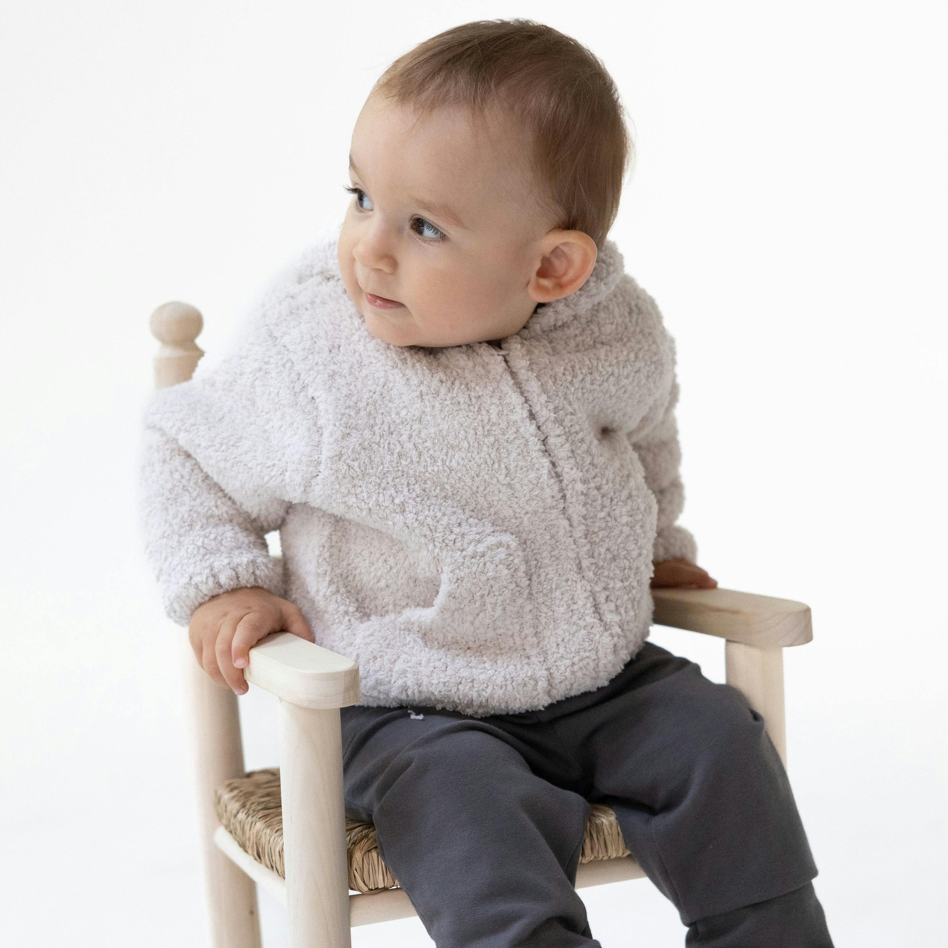 Chenille - Natural Hooded Jacket