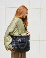 Capri Diaper Tote • Liquid Shine