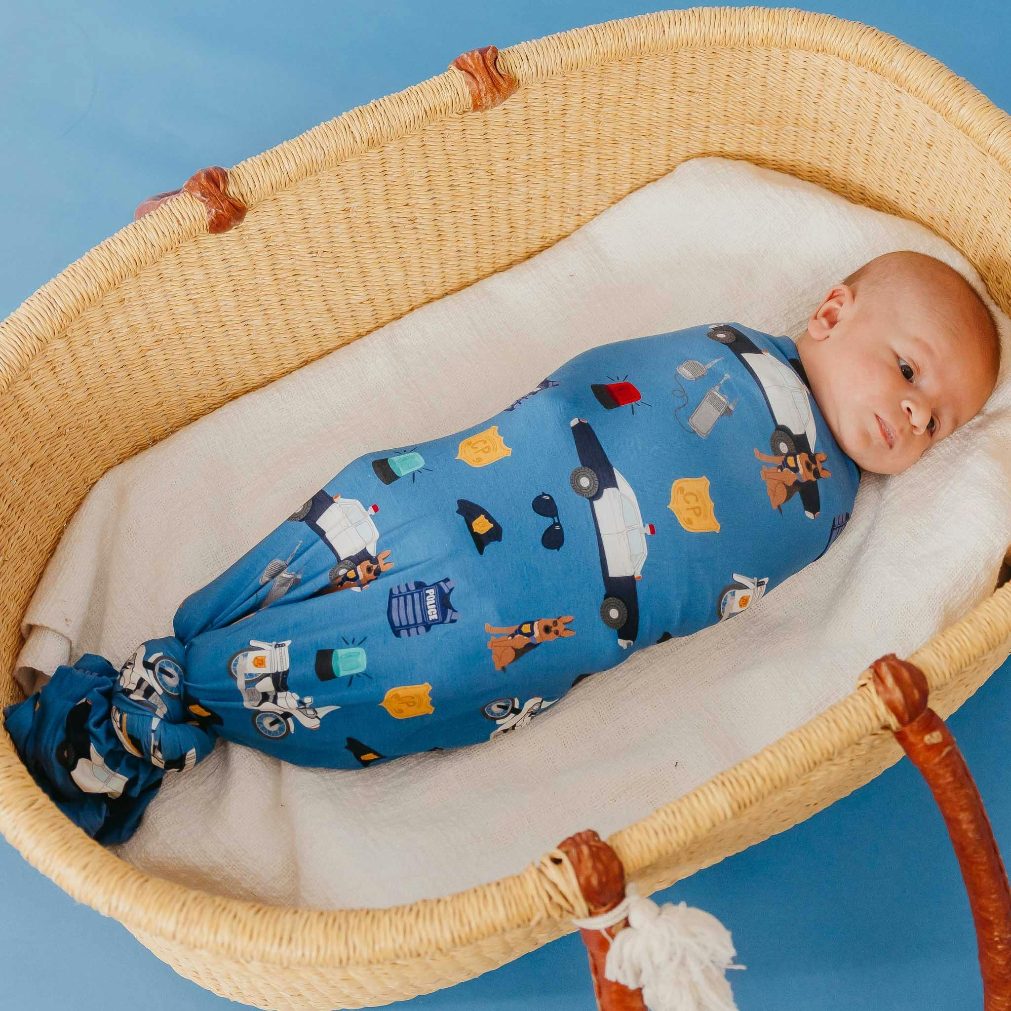 Bamboo Swaddle - Policemen