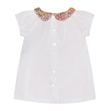 Made With Liberty Fabric Girls blouse Rose