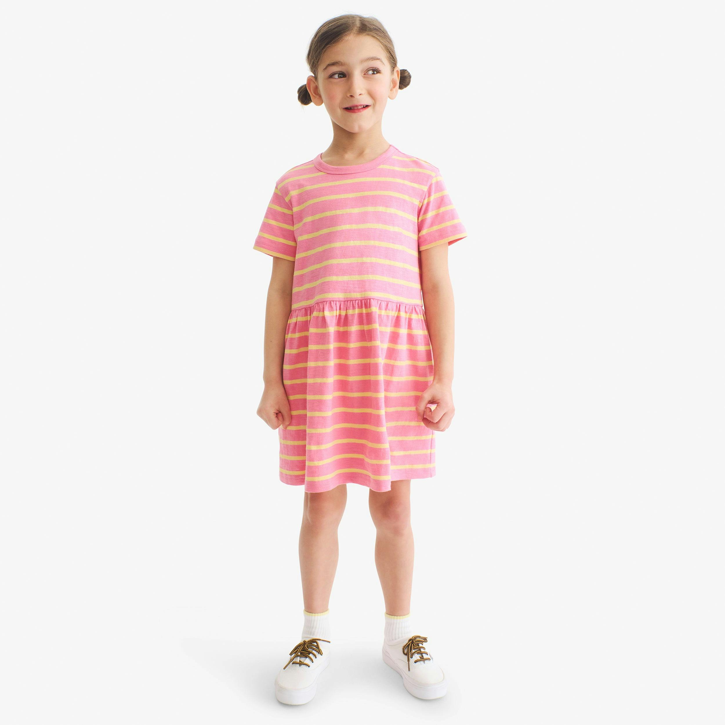 Clearance kids stripe easy dress