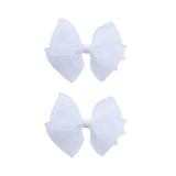 Tulle Glitter Bow Hir Clip Set