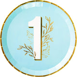 Milestone Blue Onederland Dinner Plates