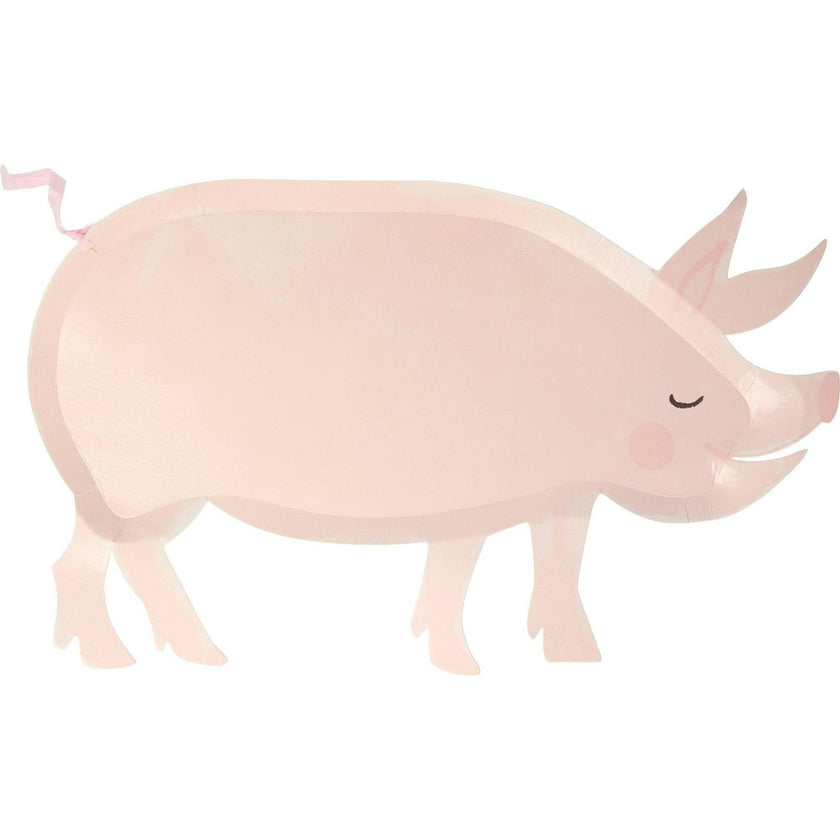 On The Farm Pig Plates