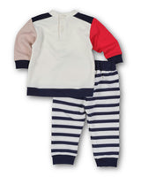 French Terry Knit Set With Saliboats