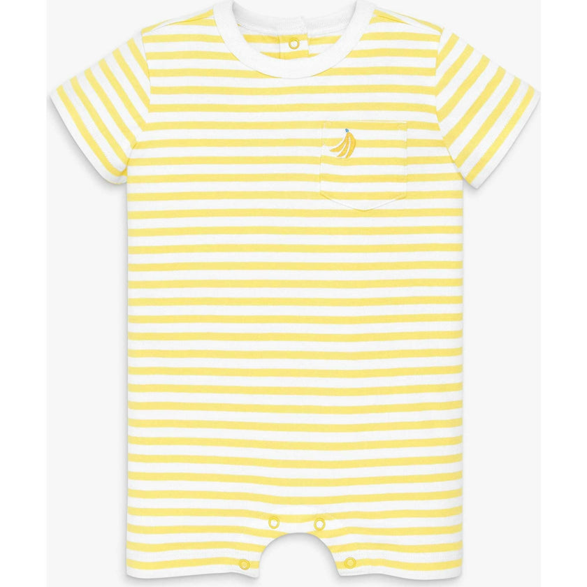 Baby embroidered stripe pocket shortie